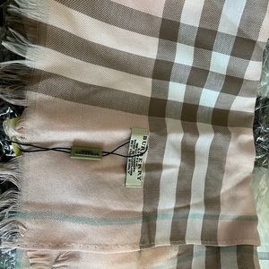Burberry Scarf pink plaid  (COPY) probably not an actual one